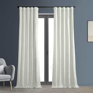 Warm Off-White Rod Pocket Blackout Curtain - 50 in. W x 108 in. L (1 Panel)