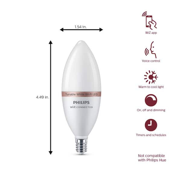 E27 WiFi LED Multi-Color Warm to Cool White Light Dimmable Light Bulb 40W Equivalent FEDBNET 5W Smart Light Bulb Compatible with Alexa and Google Assistant Wake-Up Lights No Hub Required 