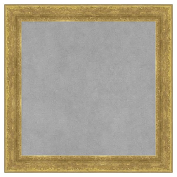 Amanti Art Angled Gold 19 in. x 19 in. Framed Magnetic Board