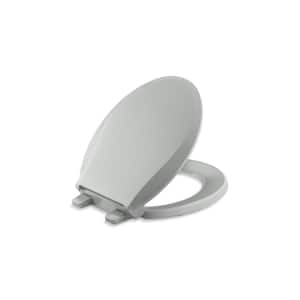 Cachet Round Closed Front Toilet Seat in Ice Grey