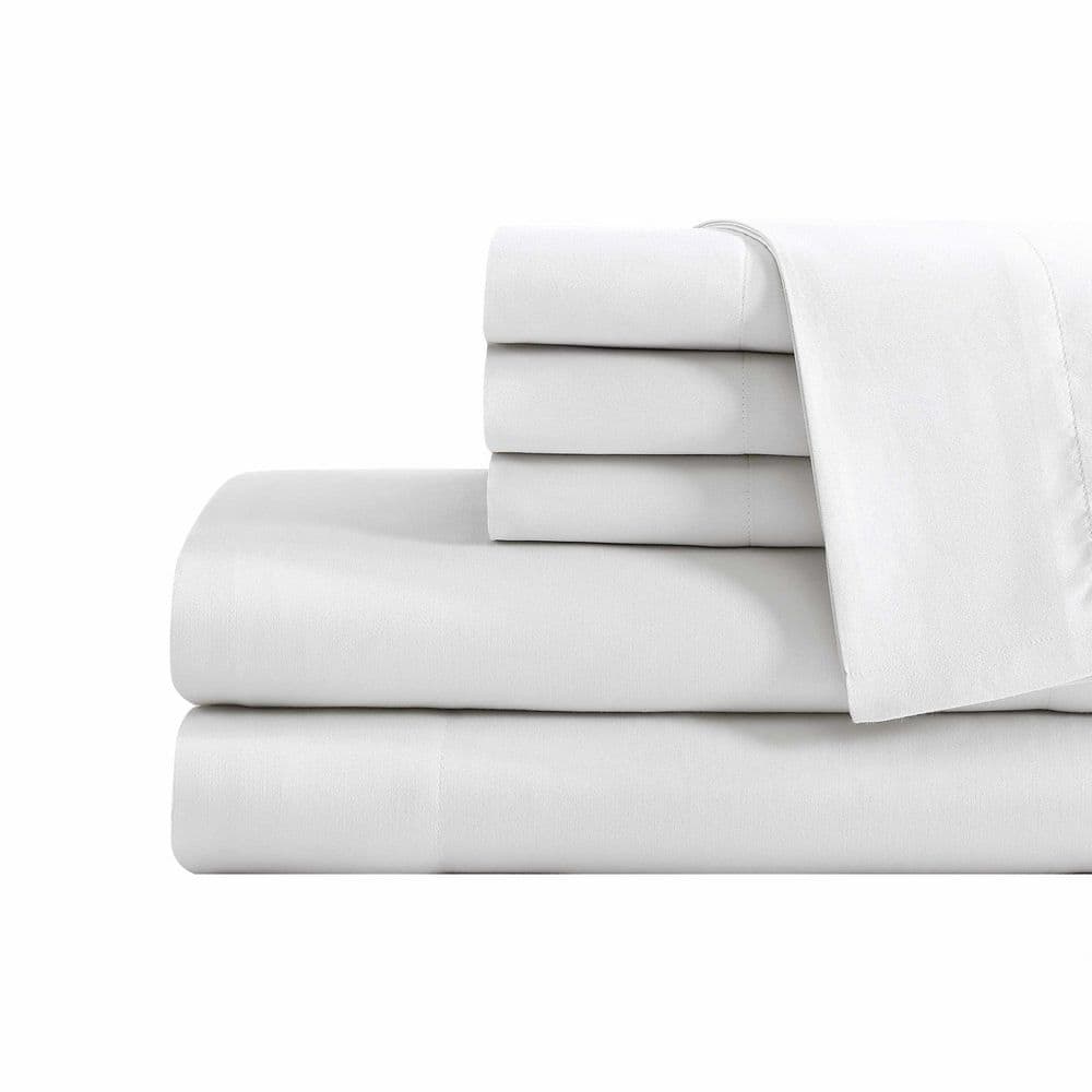 Tommy Bahama Home Solid 1000-Thread Count Sateen 6 Piece Sheet Set, King Bedding
