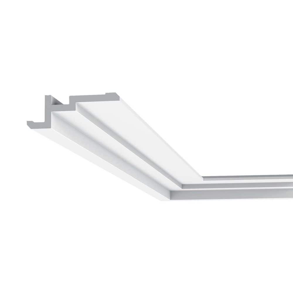 Primed White Polystyrene Crown Moulding Set of 12