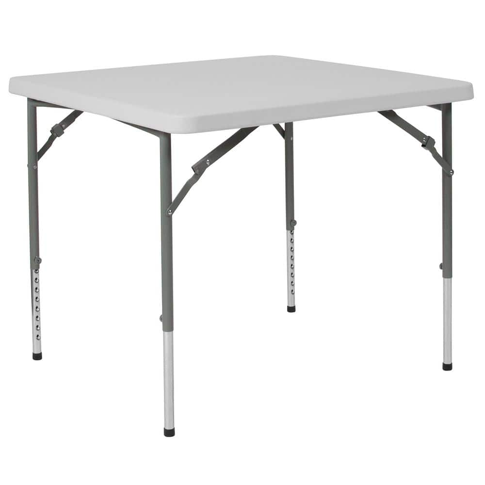 Carnegy Avenue 335 In Granite White Plastic Tabletop Metal Frame Folding Table Cga Rb 215665 7706