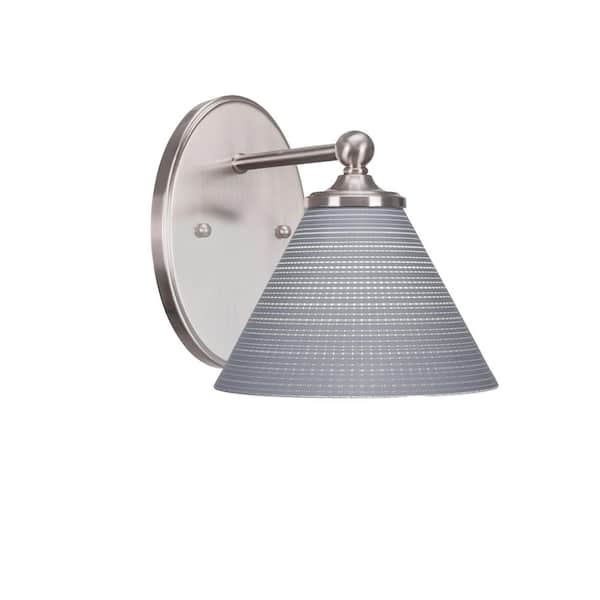 Unbranded Royale 1-Light Brushed Nickel Wall Sconce