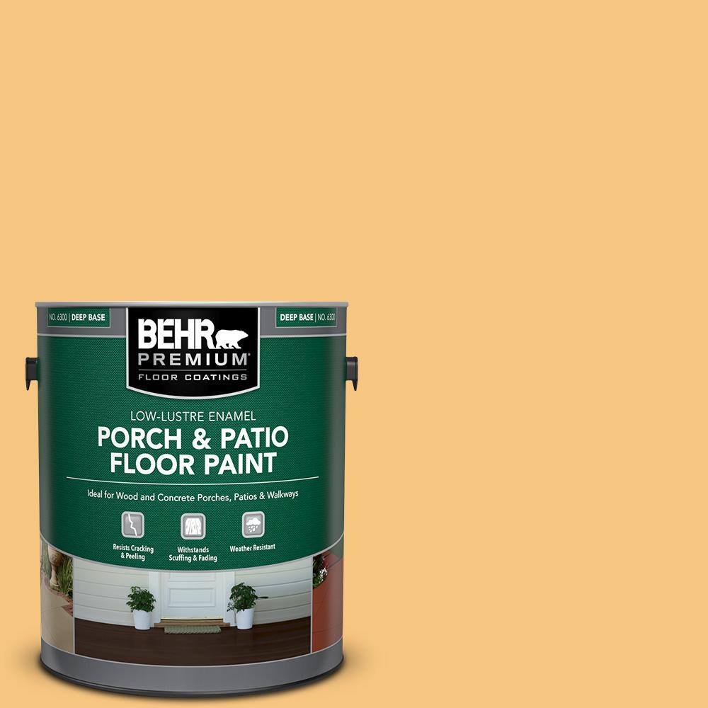 BEHR PREMIUM 1 gal. PPU607 Jackfruit LowLustre Enamel Interior