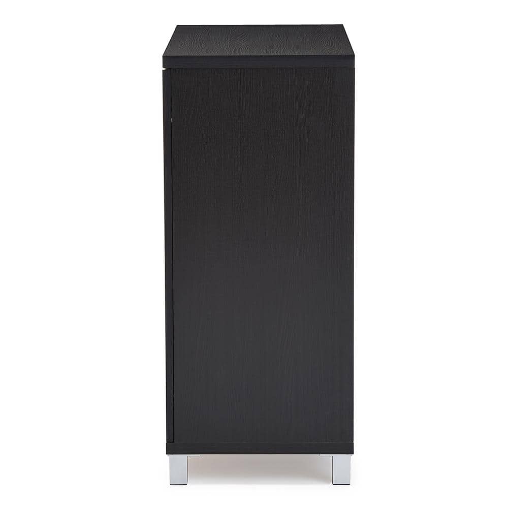 Marcy Espresso Brown Engineered Wood Entryway Bag Storage Sideboard