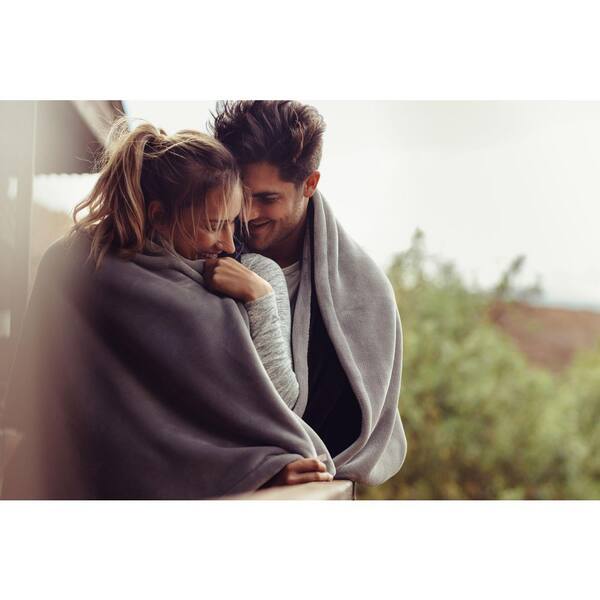 Biddeford Blankets 4460 Series Denim 50 in. x 62 in. Micro Plush Heated  Throw 4460-906196-500 - The Home Depot