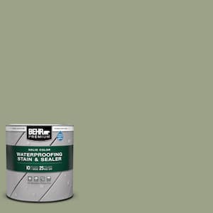1 qt. #SC-132 Sea Foam Solid Color Waterproofing Exterior Wood Stain and Sealer