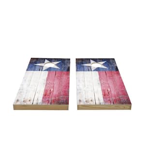 Texas Flag Wood Cornhole Set