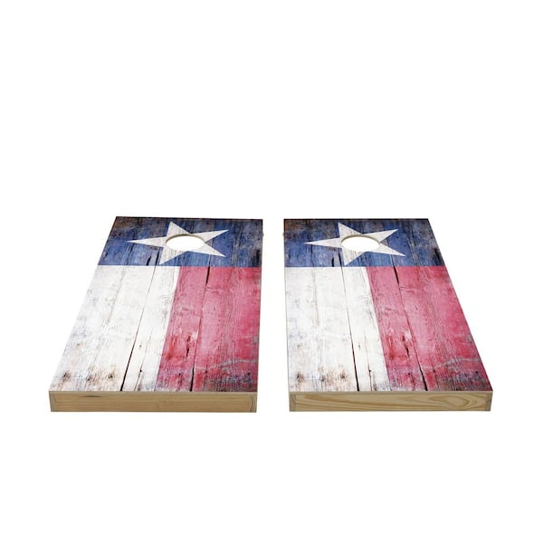 PureBond Texas Flag Wood Cornhole Set