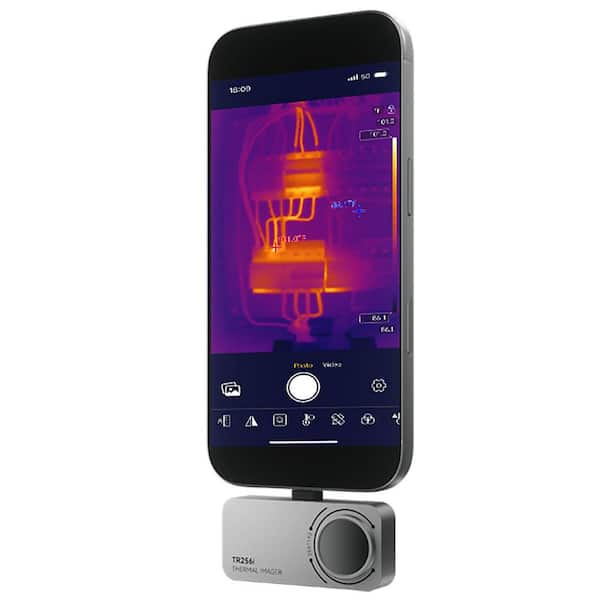 TR256i Thermal Imaging Camera Plug-in for iPhone and iPad,Detect Hot/Cold Spots for HVAC,Electrical and Home Inspections