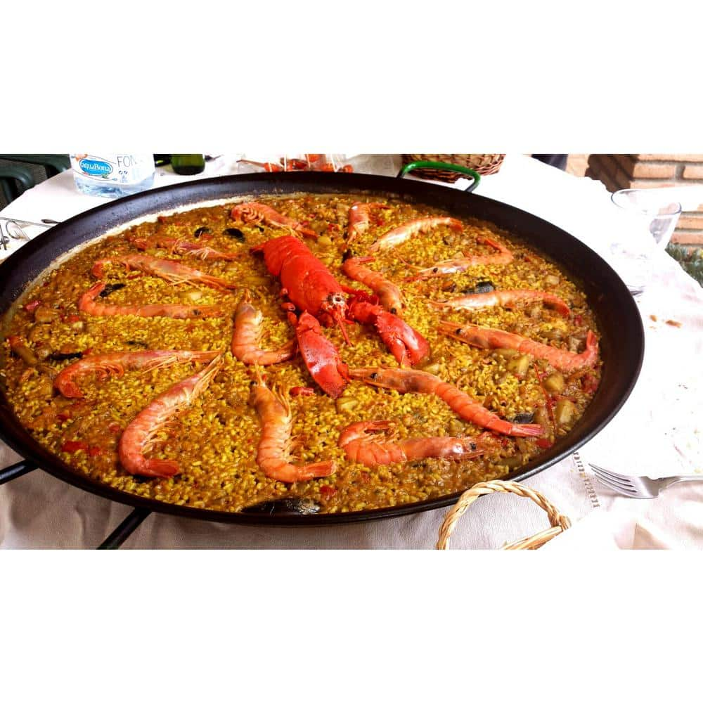 Enameled Paella Pans, 10-Inch Pan For Up To 2 Servings