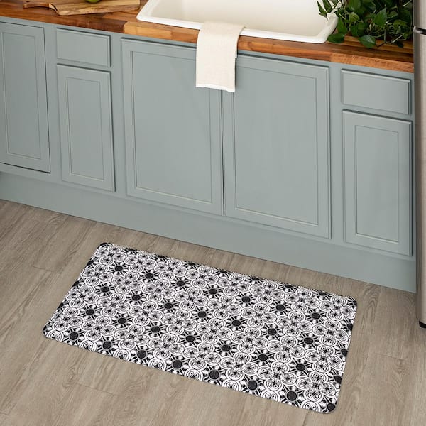 ALLINHOMIE Modern Tiles Multi-Colored 18 in. x 47 in. Comfort Anti-Fatigue  Kitchen Mat WF-C20062A-120 - The Home Depot