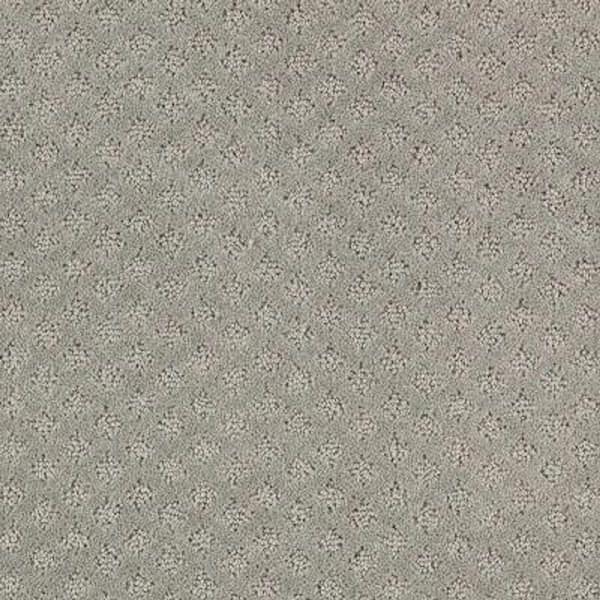 Lifeproof 8 in. x 8 in. Pattern Carpet Sample - Lilypad -Color Metallic