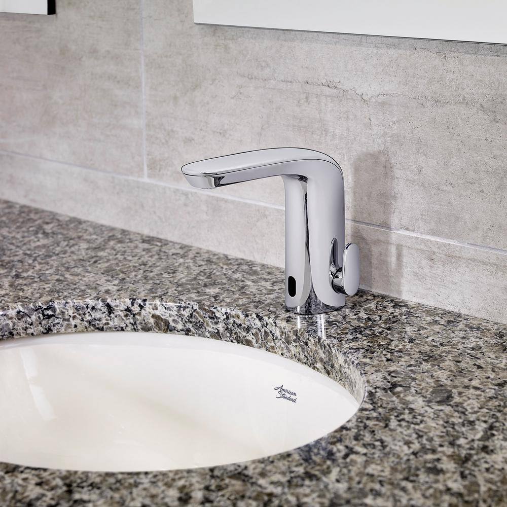 Polished Chrome Touchless Single-Hole Bathroom Faucet