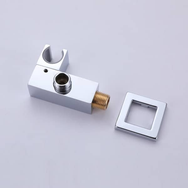 Waterfall Bathtub Faucet Wall Mounted With Handheld Shower Chrome, Tub - View #2