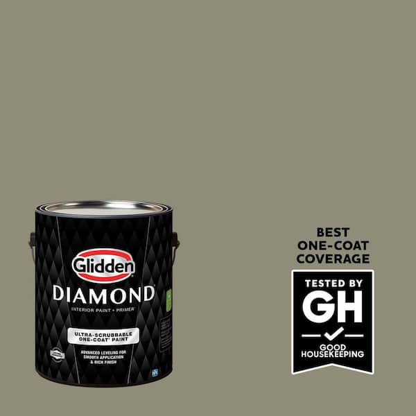 Glidden Diamond 1 gal. PPG1029-5 Meander Semi-Gloss Interior Paint with Primer