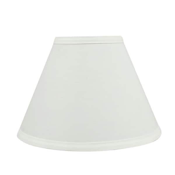 9 in. x 6-1/2 in. Off White Hardback Empire Lamp Shade