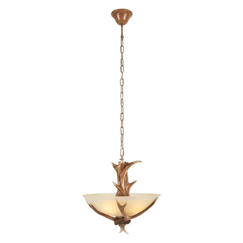 Volume Lighting Sterling Burnished Bronze Transitional Clear Glass Lantern Pendant Light