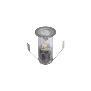 Portico Hardwired White Recessed Outdoor LED Light 15 mm Stair Light