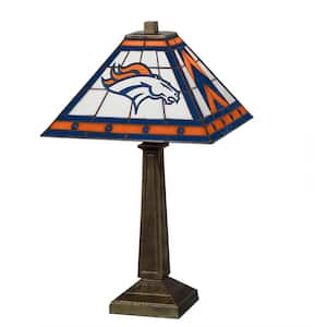 The Memory Company Buffalo Bills Tiffany Lamp 19.5-in Bronze Table Lamp  with Glass Shade in the Table Lamps department at