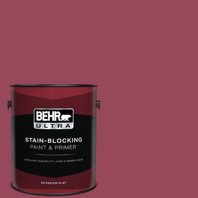 1 gal. #PPU1-16 Haitian Flower Flat Exterior Paint & Primer