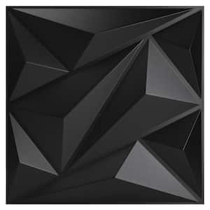 Triangle 3D Waterproof PVC Decorative Wall Panel 19.7 in. x 19.7 in. Ceiling Tile ( 32 sq. ft./box)