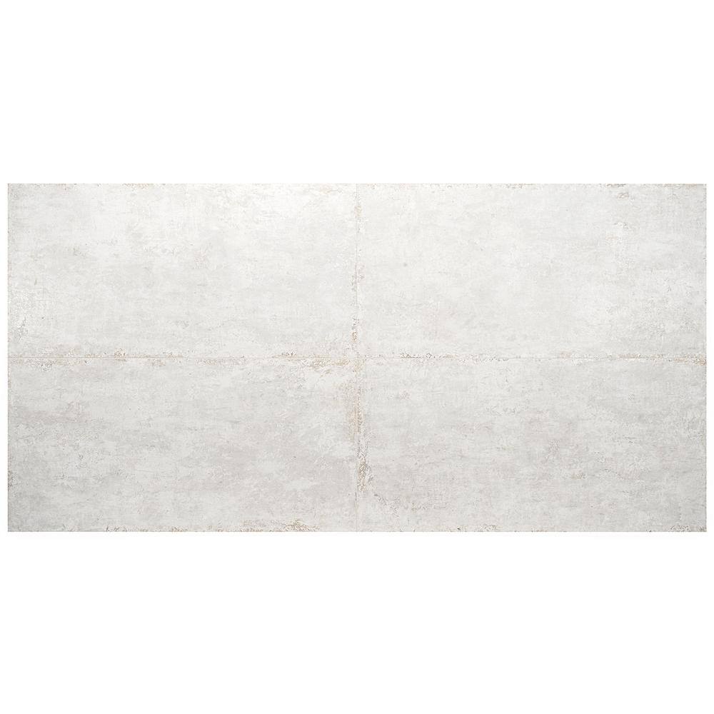 Large Format Beige Matte Porcelain Stone Look Floor and Wall Tile