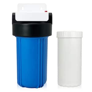 Blue Anti-Scale Whole House Water Filtration System with Polyphosphate Filtration