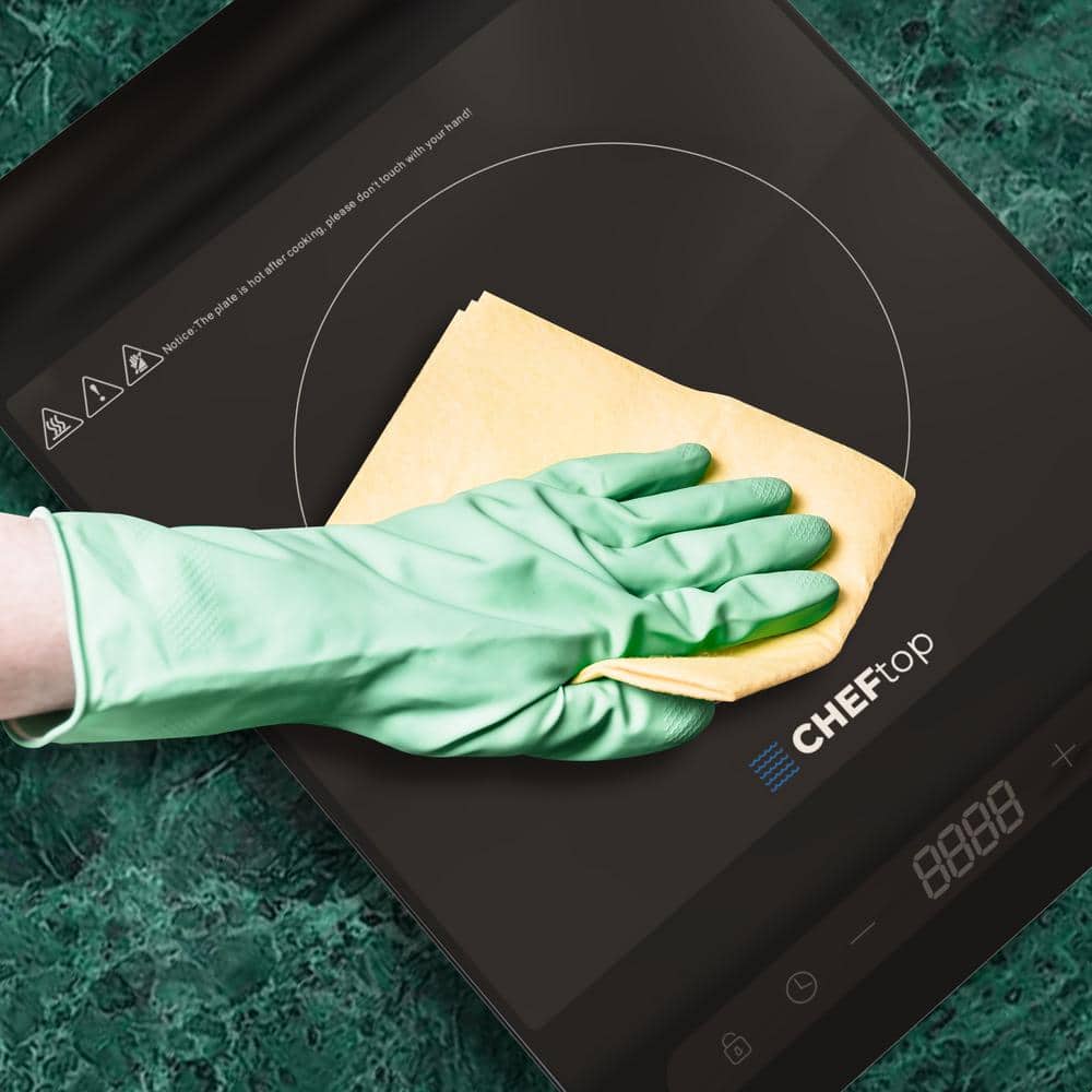Cheftop Black Ceramic Single Burner Induction Cooktop