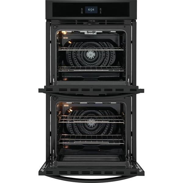 GE 27 in. Smart Double Electric Wall Oven with Self Clean in