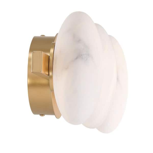 Minka Lavery Zill 24 in. 3-Light Lily Gold Non-Dimmable LED Vanity