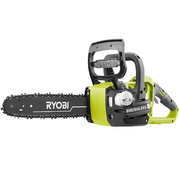 RYOBI ONE+ 18V Brushless 12 in. Battery Chainsaw (Tool Only 