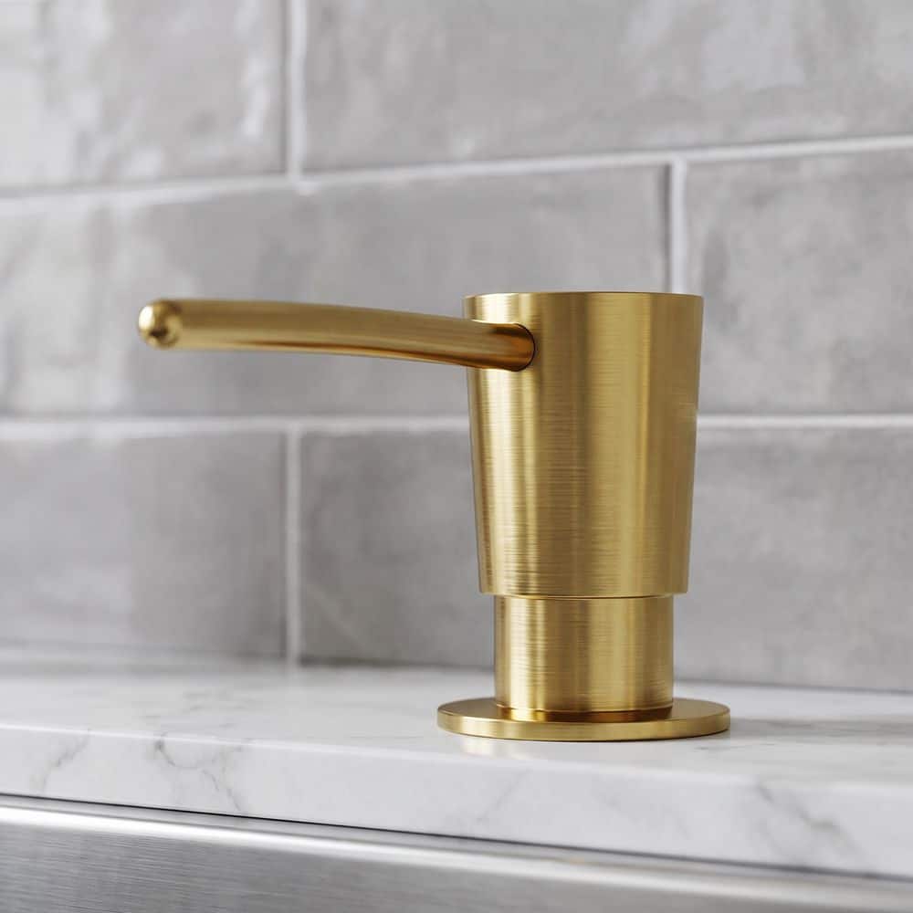 VIGO 10 oz.Kitchen Soap Dispenser in Matte Brushed Gold VGSD003MG
