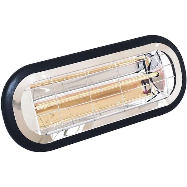 Hanover 1500-Watt Infrared Electric Patio Heater for Hanging or Mounting in Black
