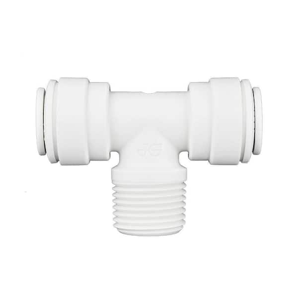 John Guest 3/8 in. Push-to-Connect Fixed Tee Adapter Fitting (10-Pack ...