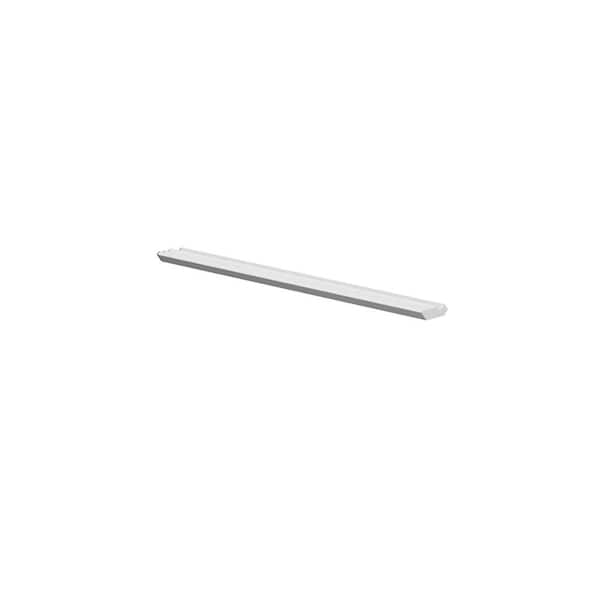 Pembroke Recessed 96 in. W x 2 in. H x 2 in. D Crown Molding Assembled Wall in Painted White