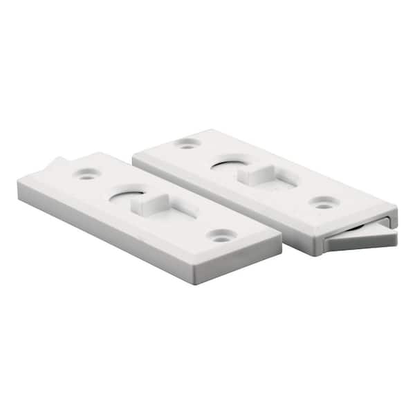 White Plastic Tilt Latch (2-pack)