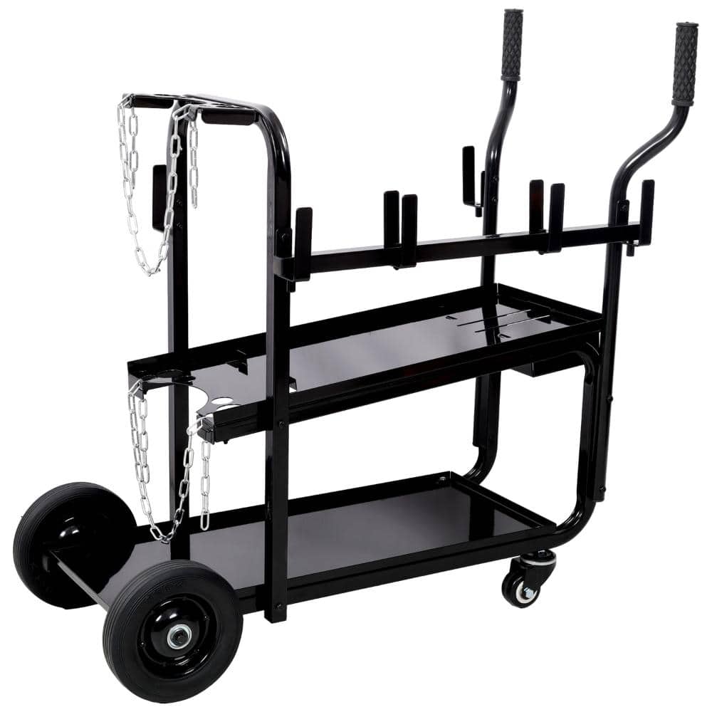 2-Tier Rolling Welding Cart with Wheels for Welder & Tools, Black price history on PriceWatchPro