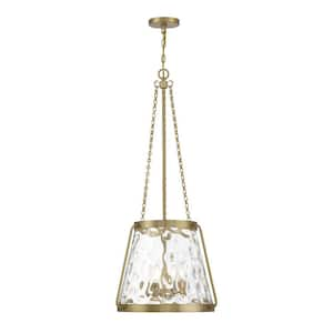 Savoy House Foster 14 in. W x 25.50 in. H 1-Light Warm Brass