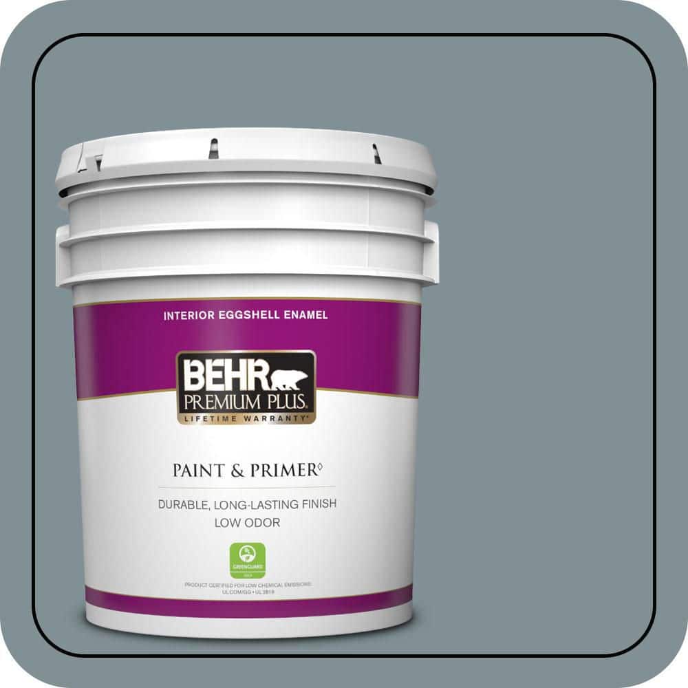 5 gal. #740F-4 Dark Storm Cloud Eggshell Enamel Low Odor Interior Paint & Primer price history on PriceWatchPro