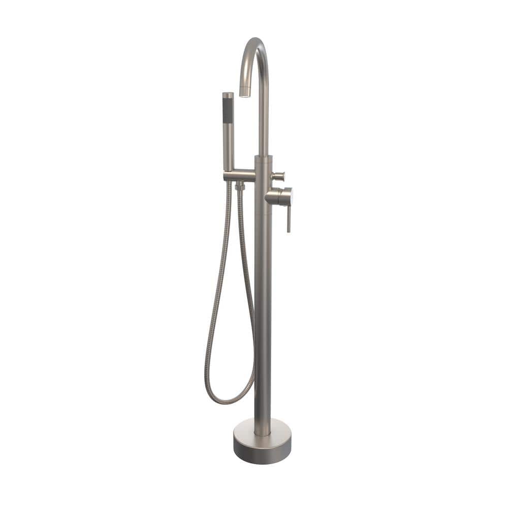 Linosa Single-Handle Freestanding Tub Faucet with Hand Shower in Brushed Nickel price history on PriceWatchPro