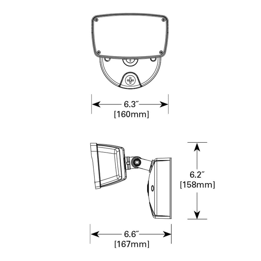 Halo Bronze LED Dusk to Dawn Security Floodlight