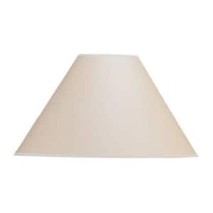 9.25 in. Tall Beige Round Kraft Paper Shade