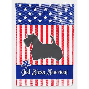 Scottish Terrier One Nation Under God Flag American Patriot Flag 