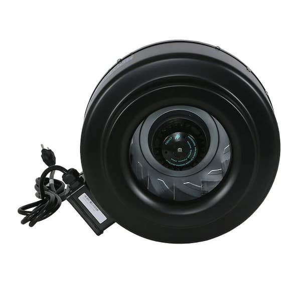 Hurricane 10 in. Commercial Grade Inline Wall Mount Fan for HVAC and Ventilation Uses