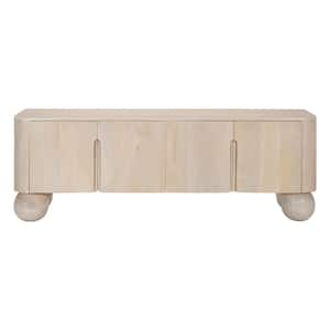 Kuti 63.0 in. L Natural 22.8 in. H Rectangle Shape Mango Wood Console Table