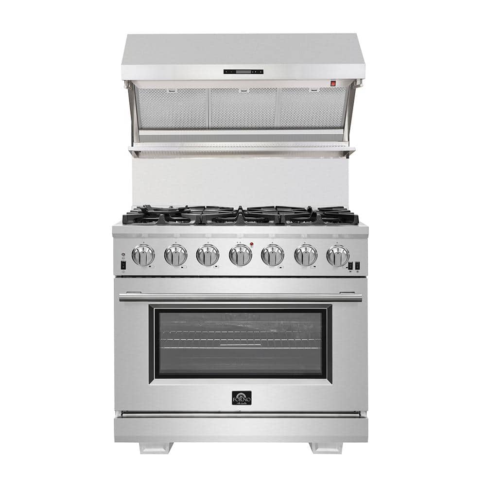 Savona 36-inch Stainless Steel Wall Mount Range Hood with Hybrid Filters