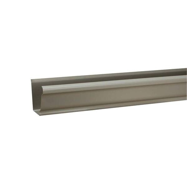 Amerimax Home Products DISCONTINUED 5 in. x 10 ft. Pearl Gray Aluminum K-Style Gutter