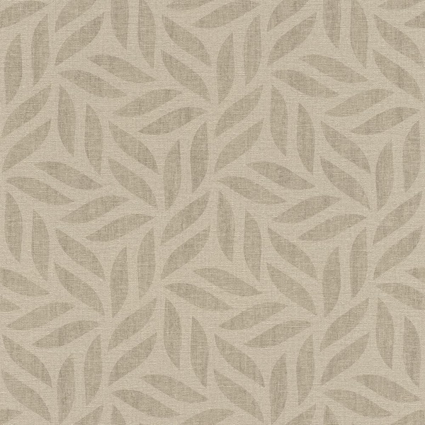 Advantage Sagano Light Brown Leaf Paper Non-Pasted Textured Wallpaper ...
